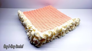 Easy Crochet Baby Blanket | Bag O Day Crochet Tutorial 571