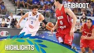 Italy v Mexico - Highlights - FIBA Olympic Qualifying Tournament