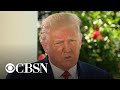 Trump talks pandemic, Biden and more in exclusive CBS News interview