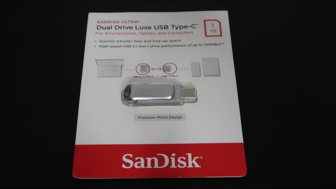 SanDisk Ultra Dual Drive Luxe - USB flash drive - 1 TB - SDDDC4