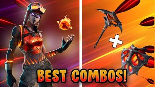 Best BLAZE Skin Combos In Fortnite -  New Molten Renegade Raider+Blaze Skin Gameplay