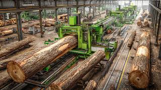 Au cœur du processus légendaire des scieries américaines : 1 million de planches par jour | Comme...