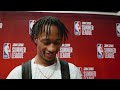Ron Holland II Post Game Media vs. Houston | 2025 Summer League