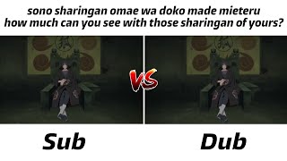 Sono sharingan omae wa doko made mieteru || How much can you see with those sharingan of yours?