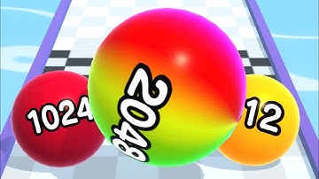 BALL RUN 2048 🎱💕- All Levels Gameplay Android, iOS v.155