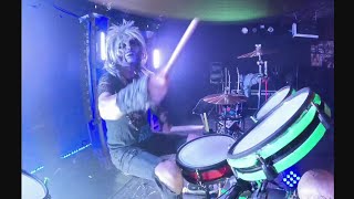 Midnight Danger - Dominion live in Lucerne (DRUM CAM)