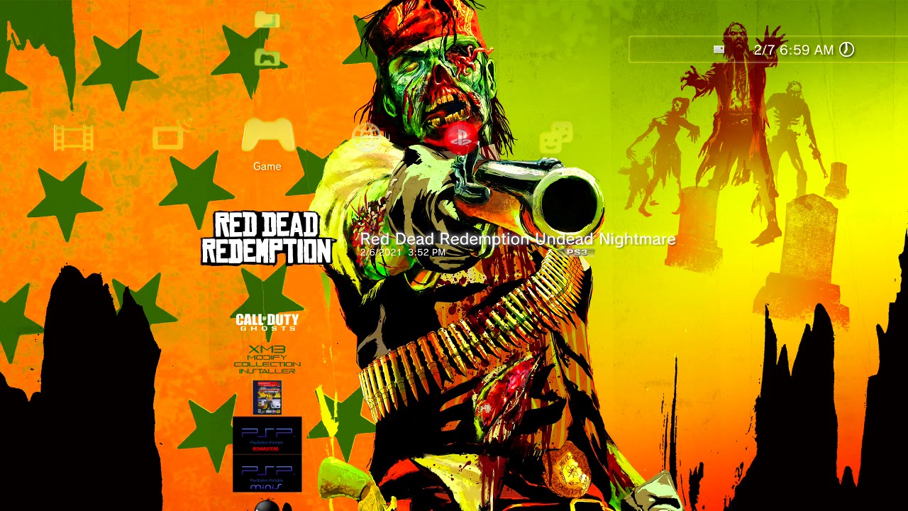 Red Dead Redemption: Undead Nightmare - XMB Theme (PS3) - YouTube