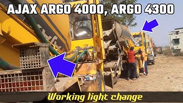 AJAX Working Light Change - ARGO 4000 - ARGO 4300 - Concrete Mixer 2023 - Light Problem