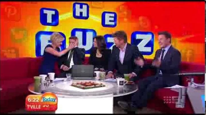 Karl Stefanovic punched/slapped by newsreader Debo...