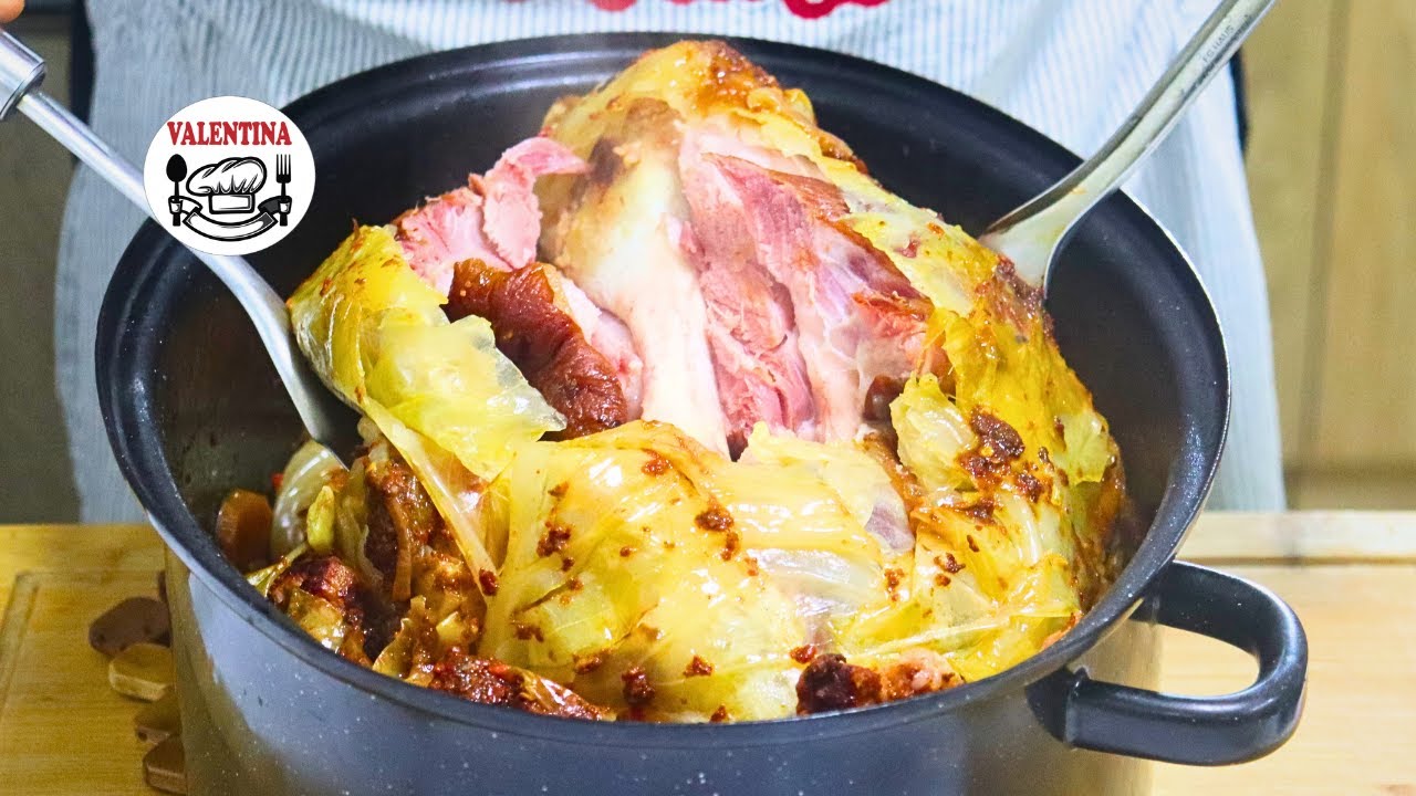 WOW😱NA VOJVOĐANSKI NAČIN💥DIMLJENA BUTKICA UPAKOVANA U KISELI KUPUS❗Pikantno, Sočno- NEODOLJIVO😋❗