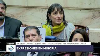Diputada Del Plá, Romina - Expresiones en minoría 24-04-2024