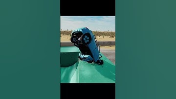 BeamNG Drive - Cars vs Reverse Speed Breaker 3🤯 #shorts