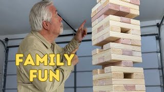Build A Giant Jenga Game For Great Family Entertainment