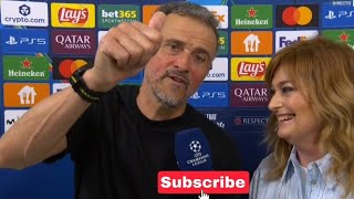 Reacción de Luis Enrique Bayern Munich 1-1 Psg 5-6 