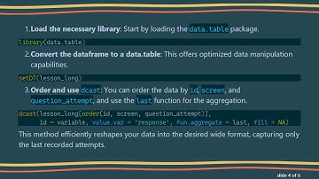How to Use dcast and Additional Functions in R for Data Reshaping