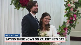 Couples get married at Davidson Courthouse on Valentine’s Day