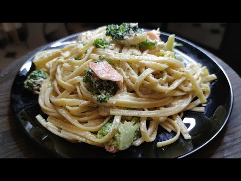 Невероятно ВКУСНАЯ ПАСТА с СЕМГОЙ и БРОККОЛИ!!!