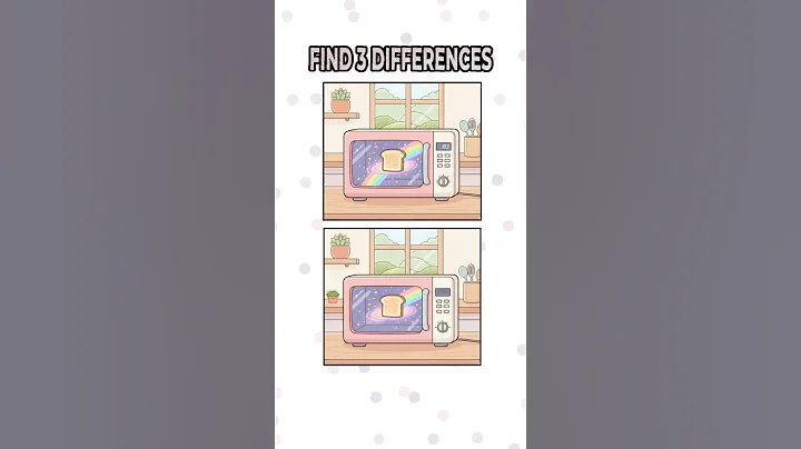 Find the 3 Differences in 8 Seconds! ⏱️ #Shorts