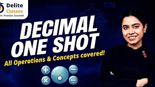 Decimal | Addition, Subtraction, Multiplication &amp; Division | Decimal One shot #basicmath #mathexam 
