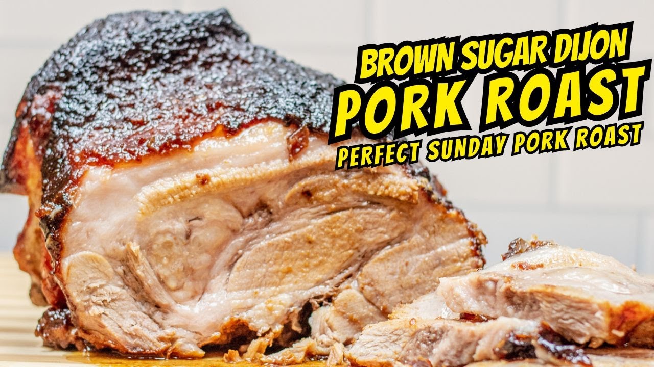 The BEST Pork Roast Recipe (Juicy Brown Sugar Dijon Crust!)