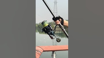 Cần câu lục siêu cứng 4,5m, 4li câu cá bạo lực 39kg - telescopic rod carp #fishingrod #shorts