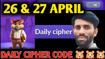 26 APRIL Hamster Kombat Gamedev Heroes  Daily Cipher code 26 APRIL| Today CIPHER codes | cipher code