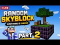 Random Skyblock With Subscribers Part 2 😈🔥 LIVE #minecraft #skyblock #live