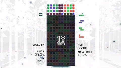 Its finally done. 22 line zone (Impossibilitris) - Tetris effect: Connected