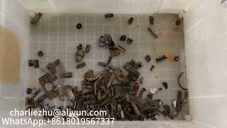 One sorting process yields copper, brass, and zinc. #heavies #opticalsorter
