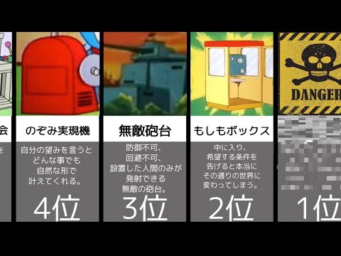 閲覧注意 超危険すぎるひみつ道具ランキング ドラえもん Youtube