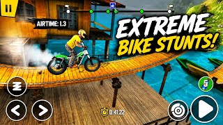 Extreme Bike Stunts on Dangerous Ramps | Realistic Bike Game Gameplay 4K Ultra HD screenshot 5
