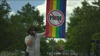 Leander Public Library pride event draws protesters | KVUE
