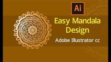 Create a simple Mandala in 5 minutes