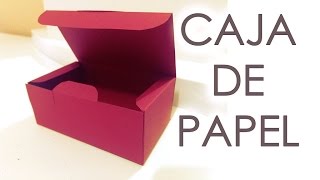 TUTORIAL: Caja de cartón con tapa - canalHOGAR