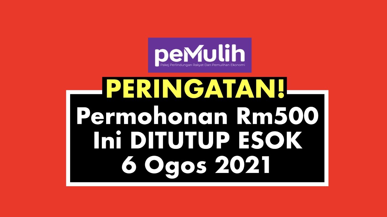 Pemulih 2021 permohonan