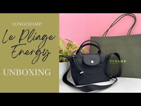 Unboxing Longchamp Le Pliage Energy Pouch in Black