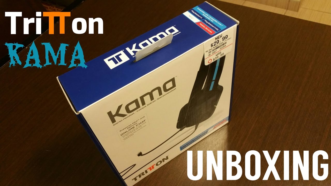 Tritton Kama Stereo Headset Unboxing