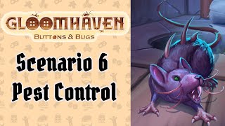 Scenario 6: Pest Control | Cragheart | Gloomhaven Buttons & Bugs