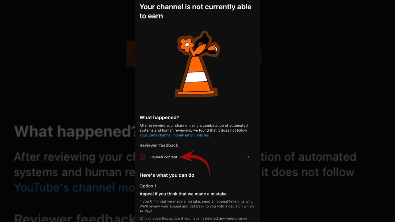 Reused content monetization problem solve | Your channel is not currently able to earn
