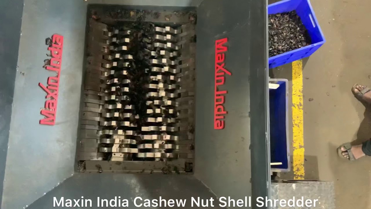 #Cashewnutsshellsshredder