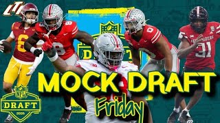 MOCK DRAFT FRIDAY: 3 Rd Mock Draft + What Daniel Jeremiah Said About the 7th Pick? + Roster Update