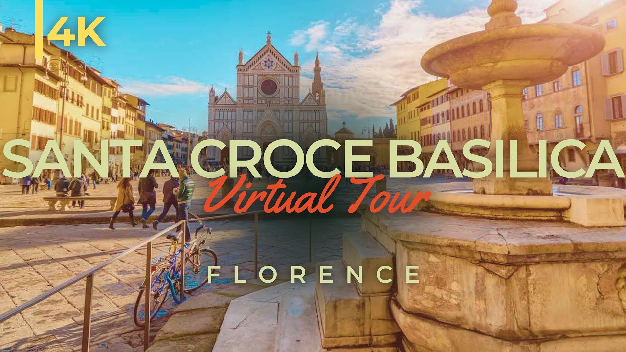 Tour of Basilica Santa Croce, Florence in 4K
