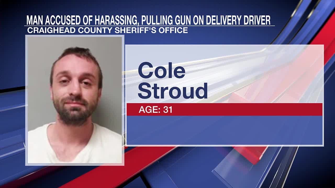 Man accused of harassing, pulling gun on delivery driver over speeding ...