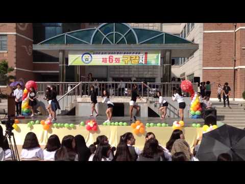 2014구갈제 3학년 댄스 짧은치마,단발머리