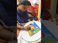Vera level 😱 Fabric painting work for beginners #onlineclass #fabricpainting #painting #art #shorts