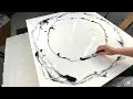 How to create an enso with acrylic paints 331