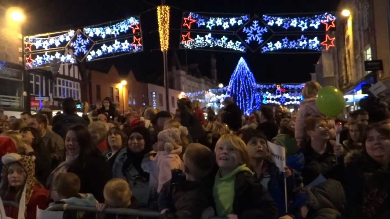 Loughborough Christmas Lights Switch On 2012 YouTube
