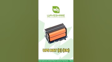 Raspberry pi UPS HAT (E) (EN),40W PD3.0 Two-Way Charging,No GPIO Conflict Power Design#waveshare