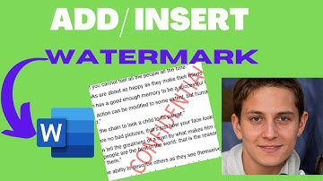 How to Add a Watermark in Word for Privacy and Security - Text Watermark and Picture Watermark 2022