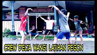 Crew delta wangi Latihan tari pegon